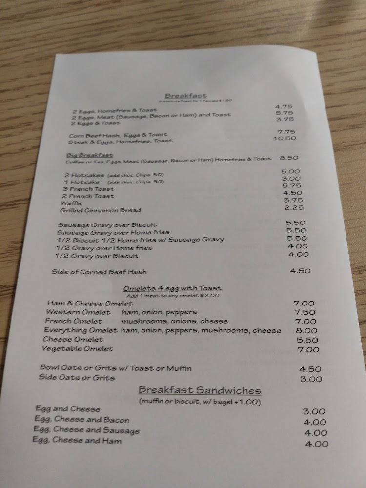 Aunt Judy's Diner Menu image 3